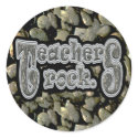 Teachers Rock Stickers
