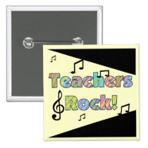 Teachers Rock Tshirts and Gifts buttons