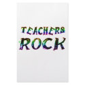 TEACHERS ROCK WITH COLOR stationery