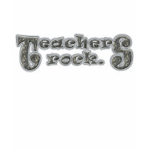 Teachers Rock Women's Dark Shirts