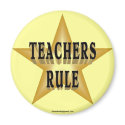 Teachers Rule magnet by slamdunksapparel Teachers Rule magnet