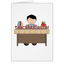 Teachers Rule - Male Tshirts and Gifts cards