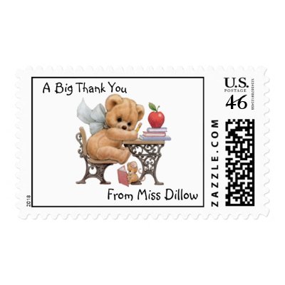 Teacher's Thank You Postage Stamp