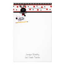 Teacher's Whimsical Ladybug Stationery stationery