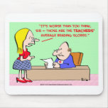 teachers's average reading scores mouse pad
