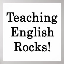 Teaching English Rocks Posters
