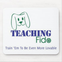 Teaching Fido Logo Wear mousepads
