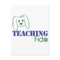Teaching Fido Logo Wear postcards