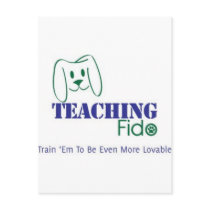 Teaching Fido Logo Wear postcards