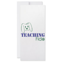 Teaching Fido Logo Wear rack cards