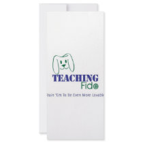 Teaching Fido Logo Wear rack cards