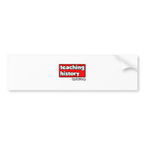 Teaching History...My Anti-Drug bumper stickers