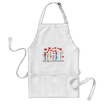 Teaching is a Work of Heart aprons by TeacherTools Teaching is a Work of Heart aprons