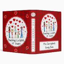 Teaching is a Work of Heart Binder