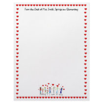 Teaching is a Work of Heart Letterhead