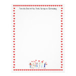 Teaching is a Work of Heart Letterhead
