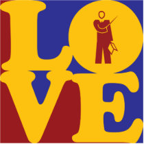 Lehre Love foto-skulpturen