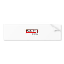 Teaching...My Anti-Drug bumper stickers