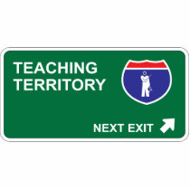 Teaching Next Exit Acrylic Cut Outs