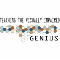 Teaching the Visually Impaired Genius Photo Cut Out
