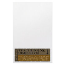 teaching weathered stationery