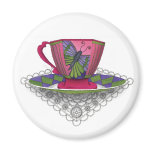 Teacup Butterfly Magnet magnets