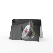 Teacup Note Card by Mousefx Teacup Note Card
