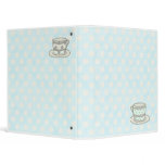 Teacup Polka Dot Binder of Joyful Tweeness