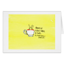 Teacup Rabbit Takes a Bath. In Marinara Sauce! cards