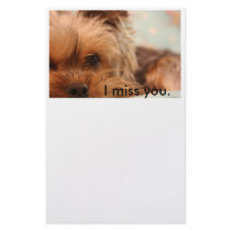 Teacup Yorkshire Puppy Stationery