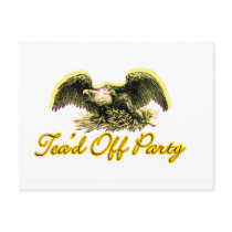 Tead Off Party Post Cards