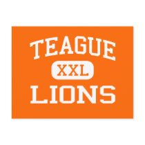 Teague - Lions - Teague High School - Teague Texas postcards