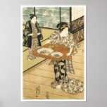 Teahouse at Edo, Kumisada, 1837 posters