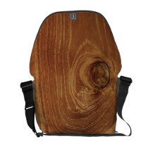 Teak Rustic Wood Grain Brown Nature Pattern Photo Courier Bag