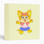 Teakup Yorkie Ring Binder