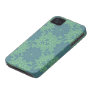 teal and blue floral lattice damask case-mate iphone 4 case teal and blue floral lattice damask case-mate iphone 4 case