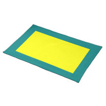Teal and Yellow Placemat
