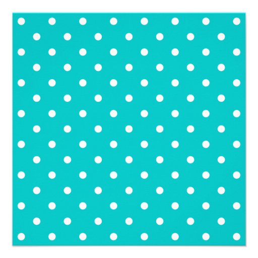 Teal and Yellow Polka Dot, Custom Baby Shower Invites