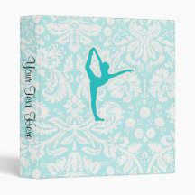 Teal Ballet Binders