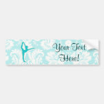 Teal Ballet Bumper Stickers