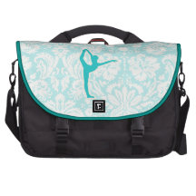 Teal Ballet Laptop Bags
