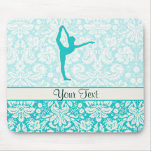 Teal Ballet Mousepads
