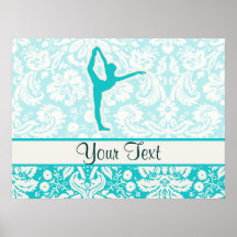 Teal Ballet Posters