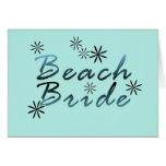 Teal Beach Bride Tshirts and Gifts Cards
