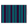 Teal blue and black stripes