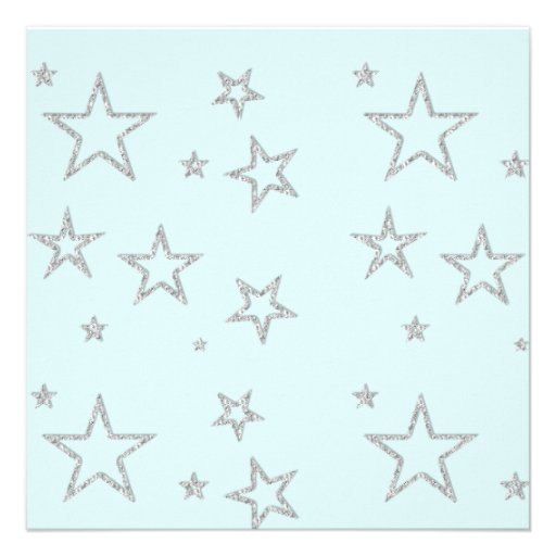 Teal Blue Gender Reveal Party Invitations
