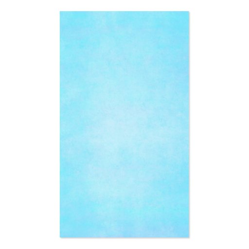 Teal Blue Light Watercolor Template Blank Business Card Templates (front side)