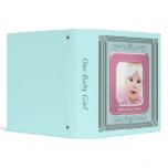 Teal Blue Pink Photo Frame Baby Girl Photo Album binders