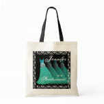 TEAL BLUE TURQUOISE Bridesmaid Dresses Canvas Bag