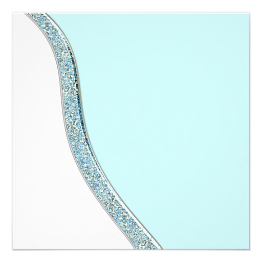 Teal Blue Wedding Announcements